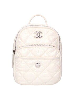 Chanel Neige Collection Nylon Chain Backpack